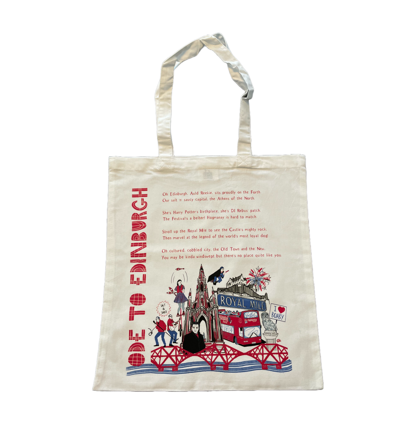 Ode to Edinburgh - Basic Tragetasche