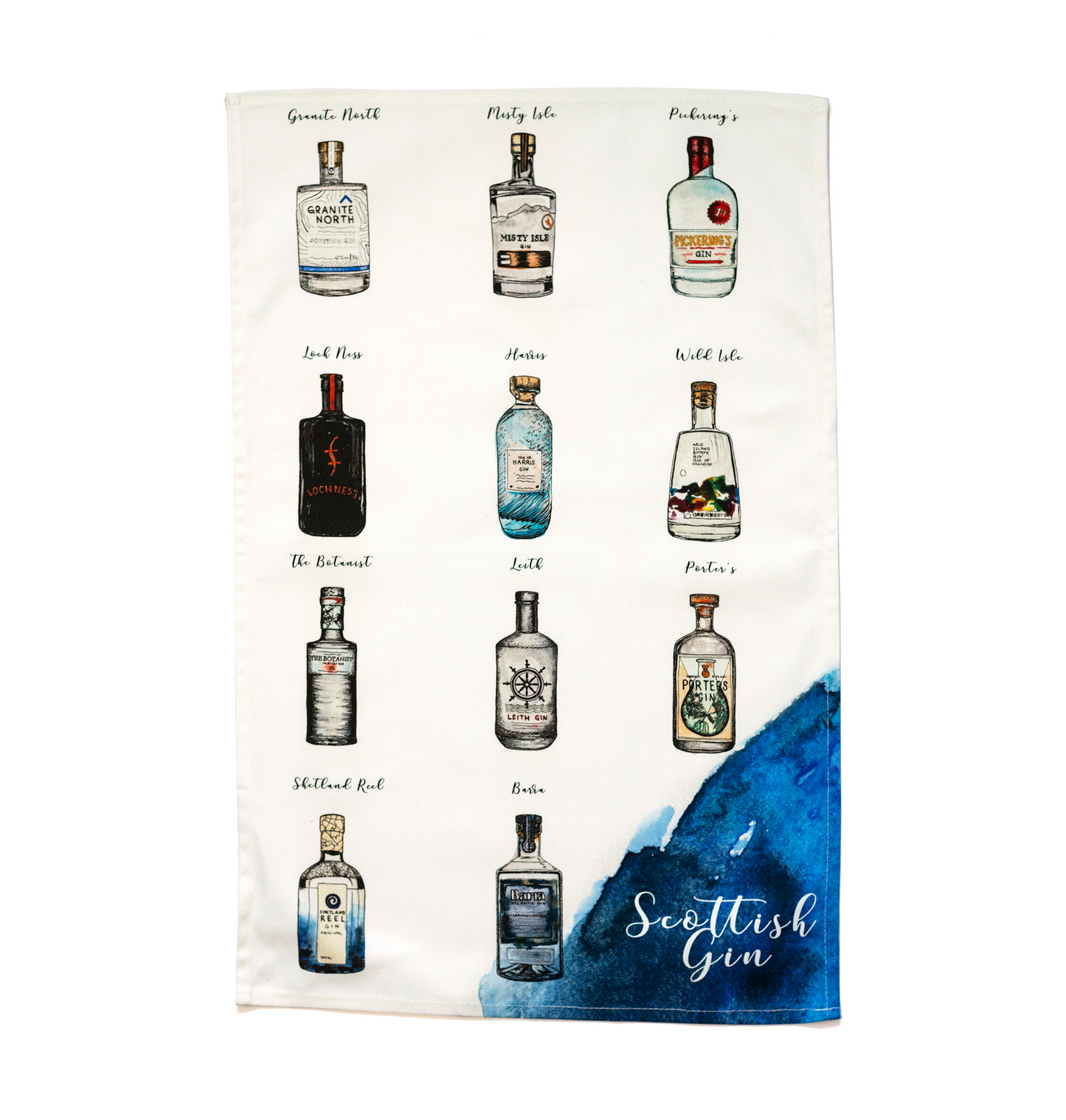 Scottish Gin – Premium Geschirrtuch