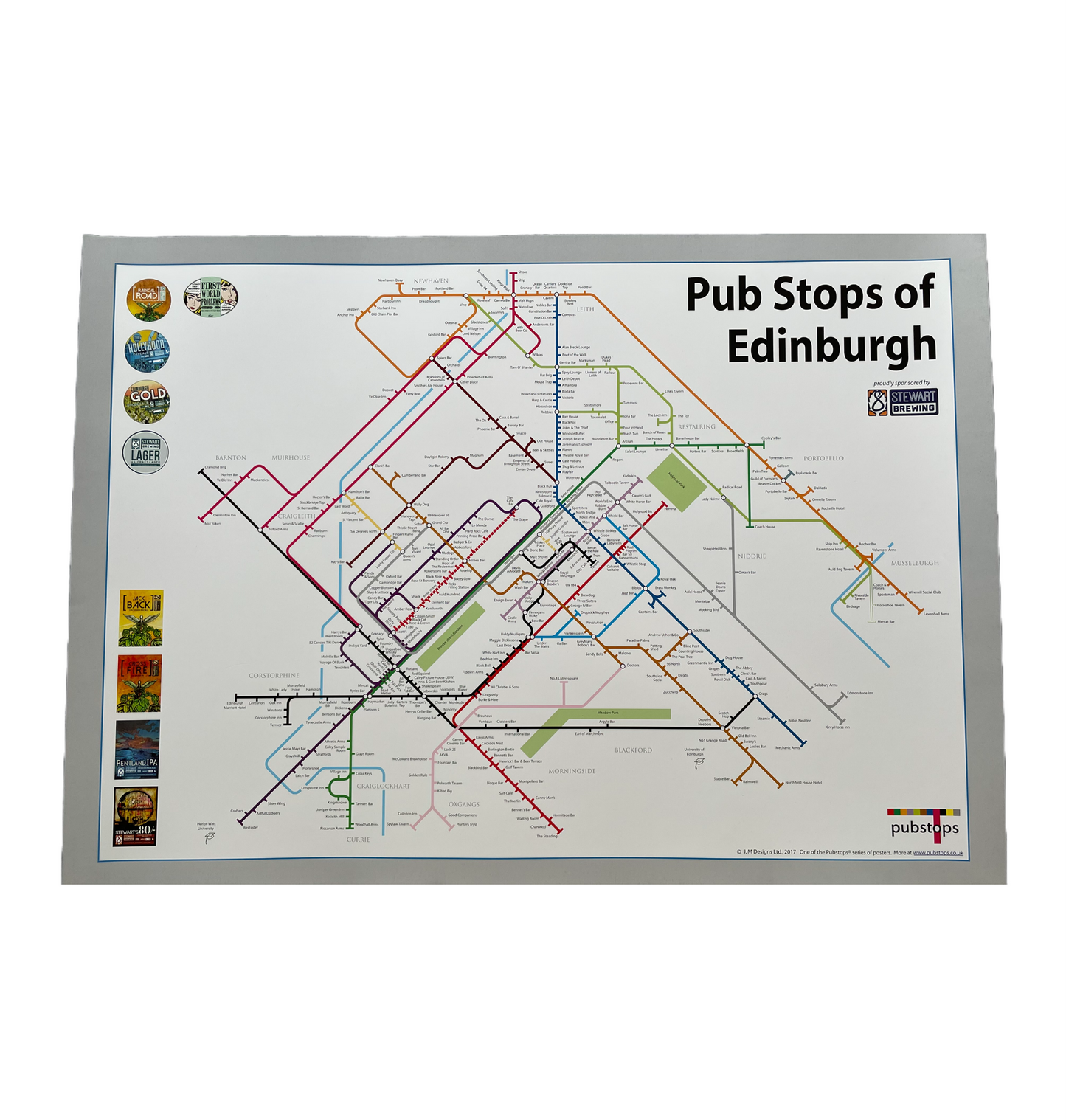 Pubs of Edinburgh - Poster