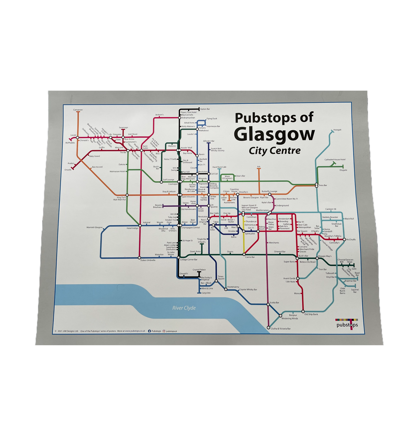 Pubs of Glasgow - Poster