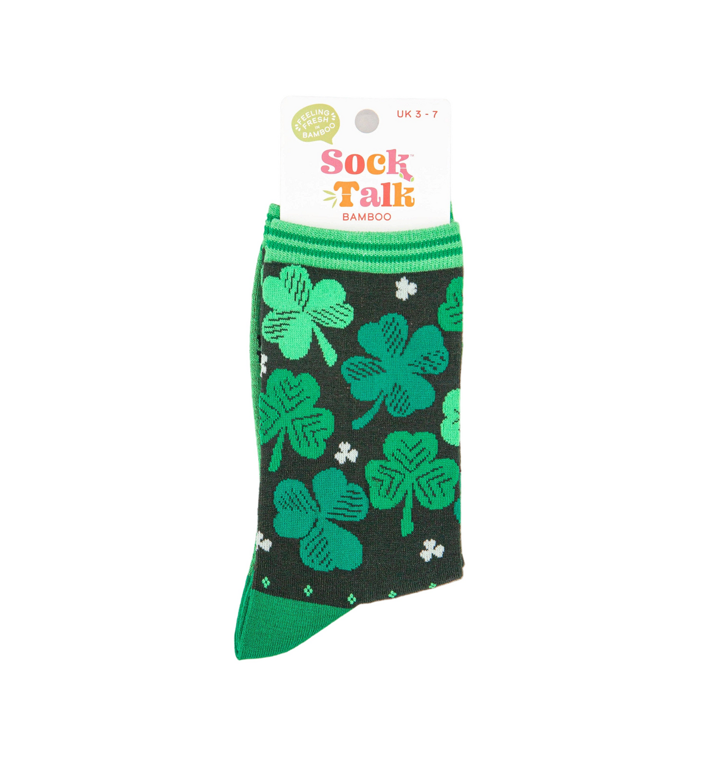 Lucky Irish Shamrock Green – Damen Socken