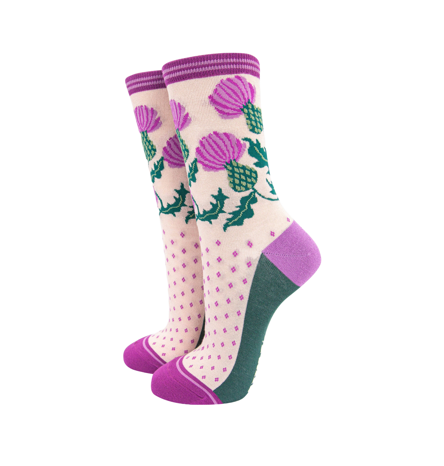 Scottish Thistle – Damen Socken