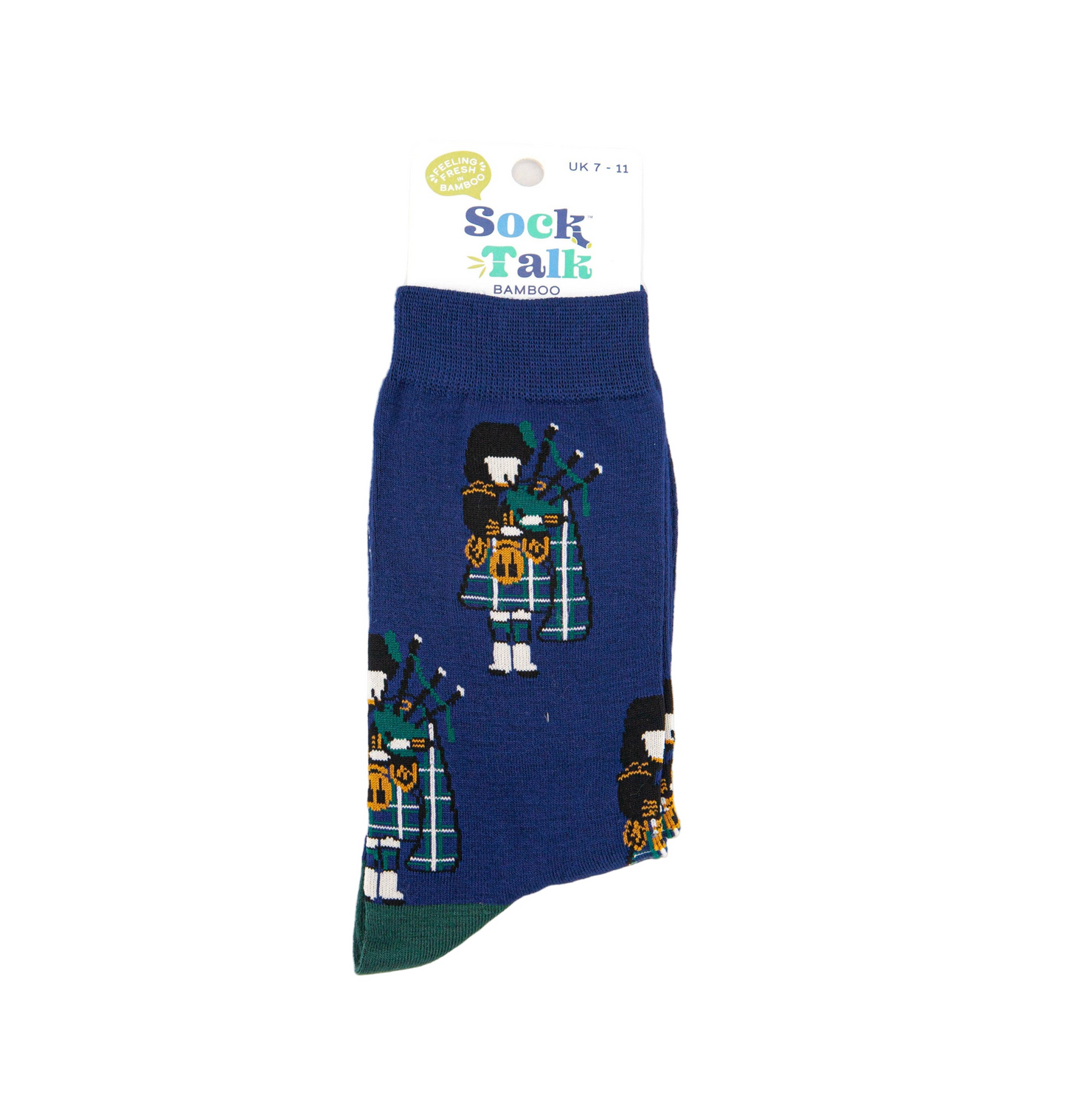 Scottish Piper Blue – Herren Socken