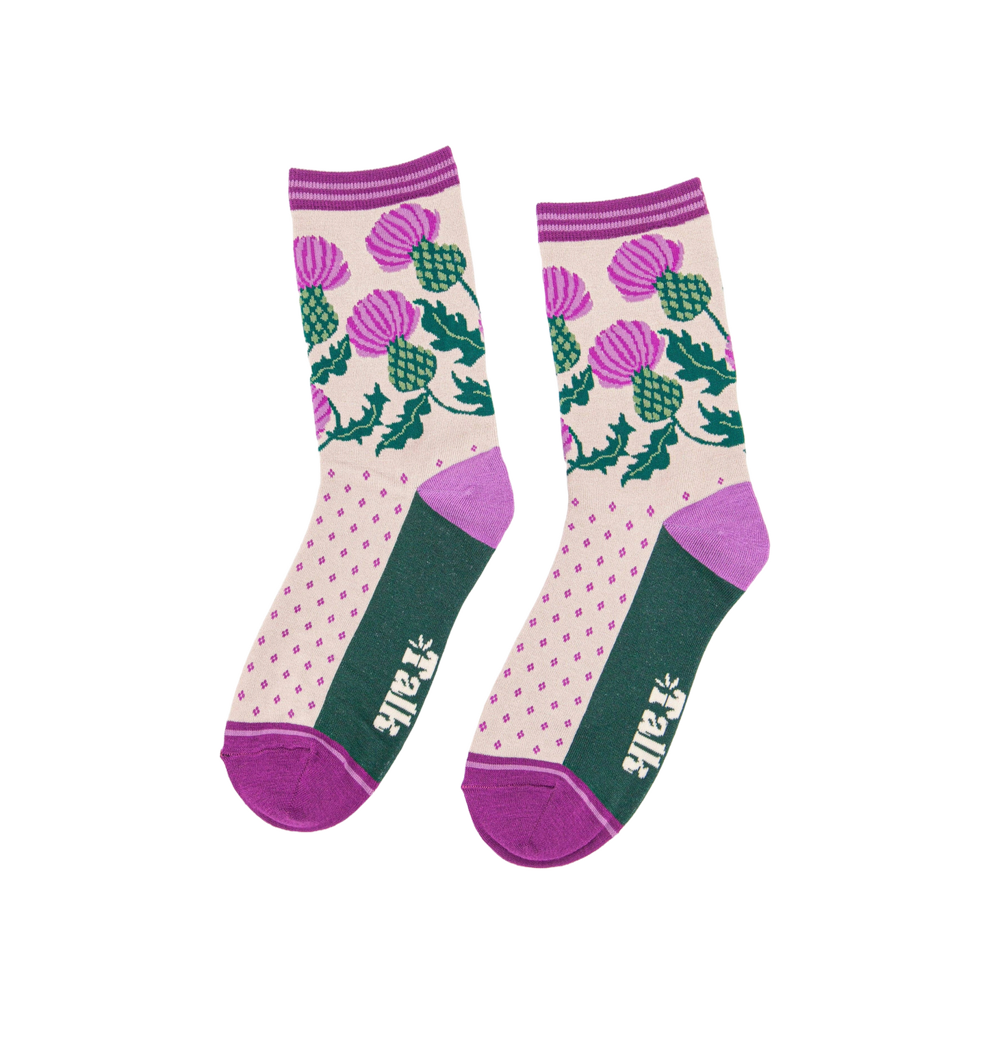 Scottish Thistle – Damen Socken