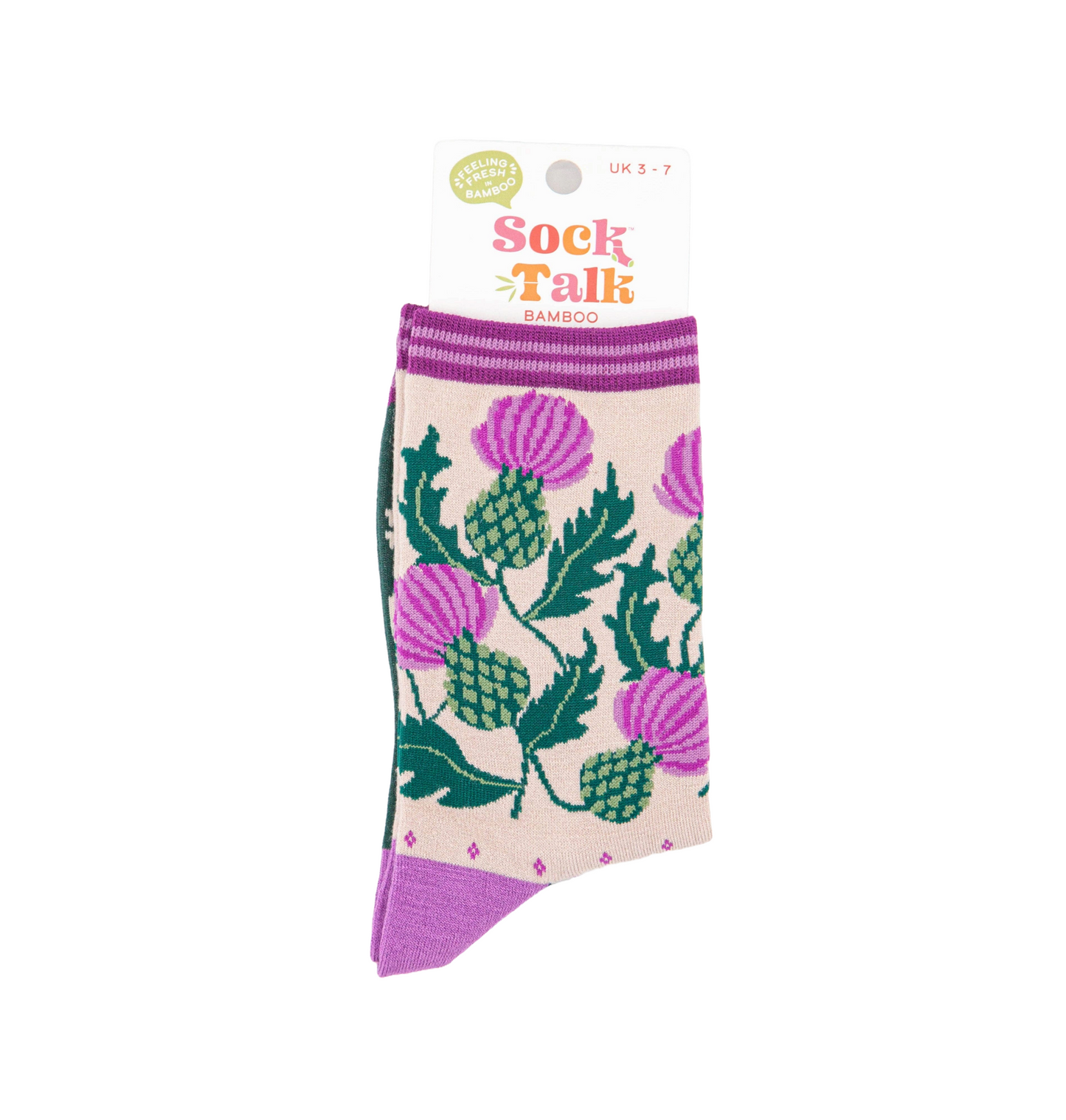 Scottish Thistle – Damen Socken