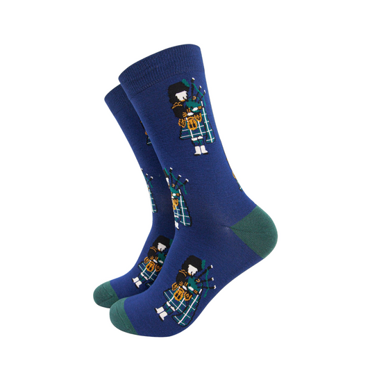 Scottish Piper Blue – Herren Socken